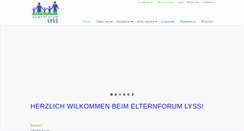 Desktop Screenshot of elternforum-lyss.ch