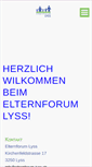 Mobile Screenshot of elternforum-lyss.ch